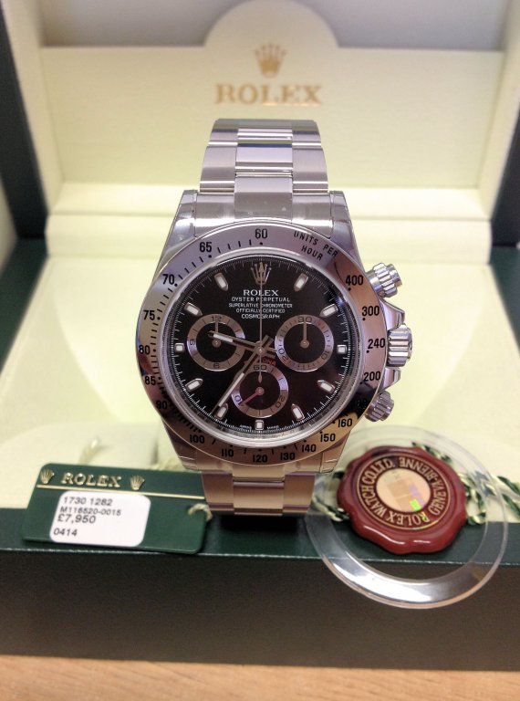 rolex replica daytona crono classic black dial orologio replica copia imitazione