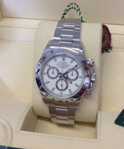 Alternative view of rolex replica daytona crono classic white dial orologio replica copia imitazione