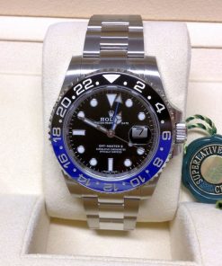 Alternative view of rolex replica GMT master II nero blue BLNR ceramica orologio replica