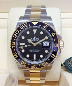 rolex replica GMT master II acciaio oro ceramica black dial orologio replica