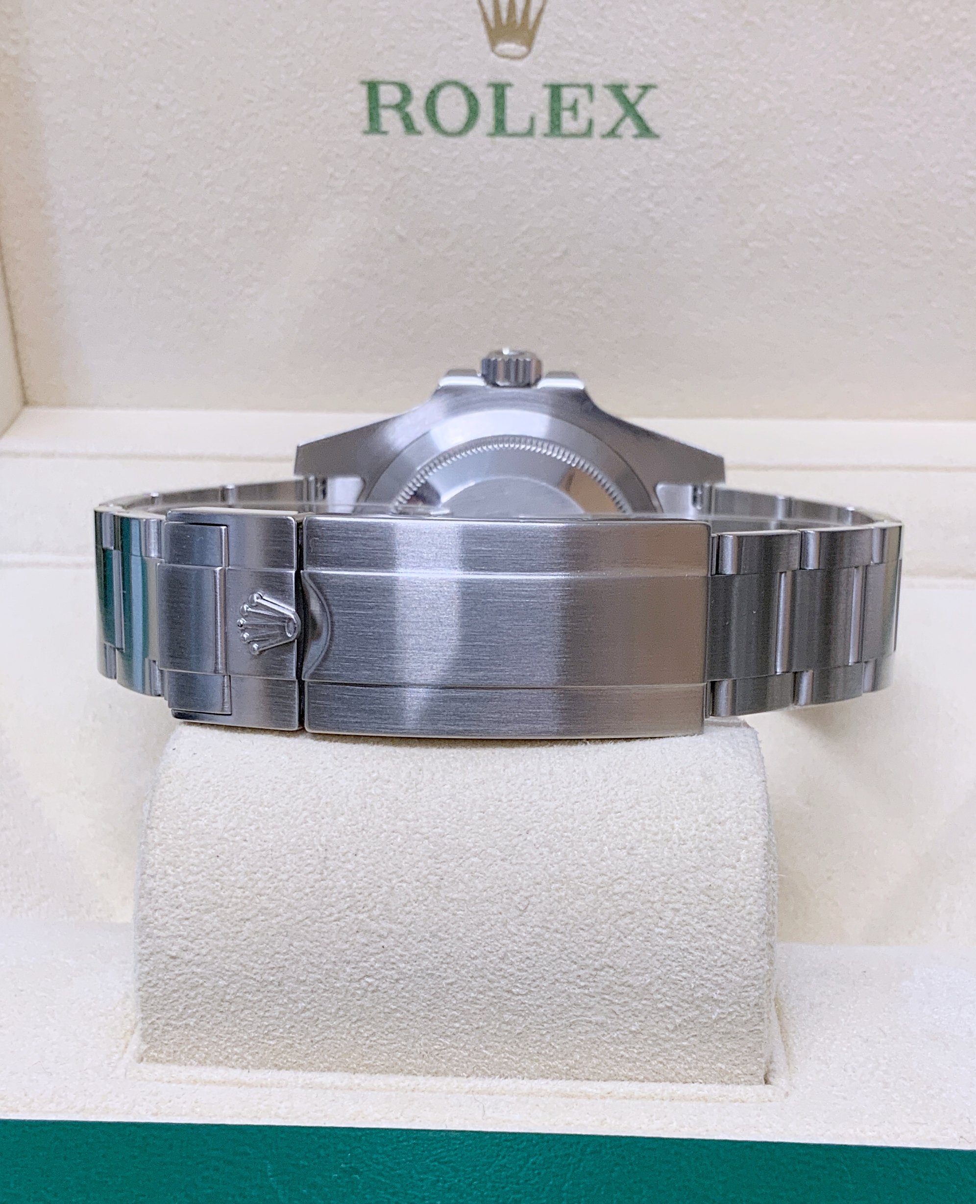 rolex replica submariner black dial no data orologio replica copia imitazione - immagine 5