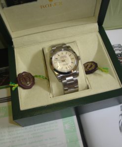 Alternative view of rolex replica milgauss vintage white dial