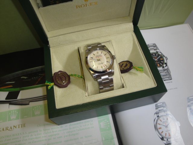 rolex replica milgauss vintage white dial - immagine 2