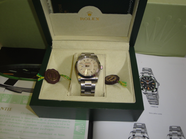 rolex replica milgauss vintage white dial - immagine 3