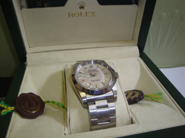 rolex replica milgauss vintage white dial