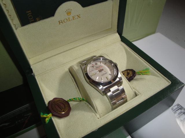 rolex replica milgauss vintage white dial - immagine 5