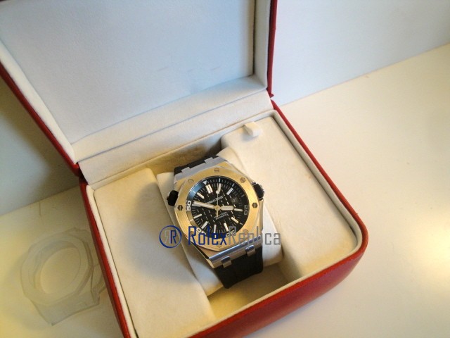 audemars piguet replica diver royal oak offshore black dial imitazione copia - immagine 3