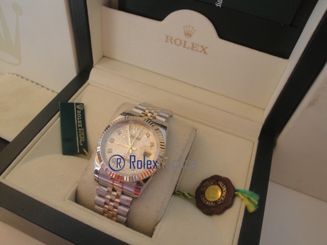 rolex replica datejust acciaio oro centenario jubilèè orologio imitazione - immagine 3