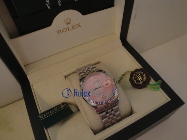 rolex replica datejust flower rosèè orologio imitazione - immagine 3