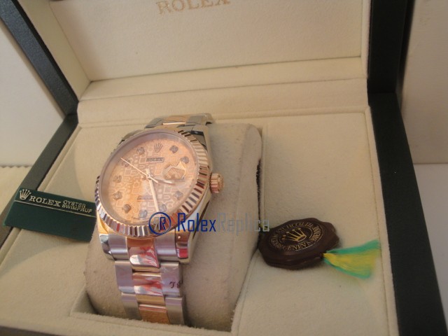 rolex replica datejust acciaio oro centenario oyster orologio imitazione - immagine 5