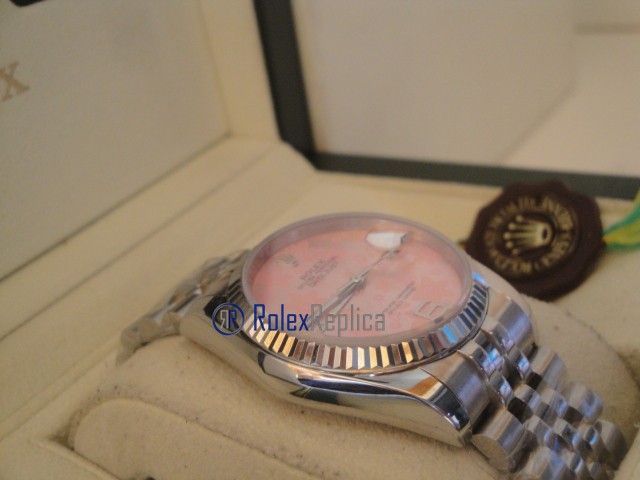 rolex replica datejust flower rosèè orologio imitazione - immagine 6