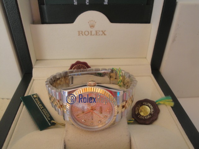 rolex replica datejust acciaio oro centenario jubilèè orologio imitazione - immagine 7