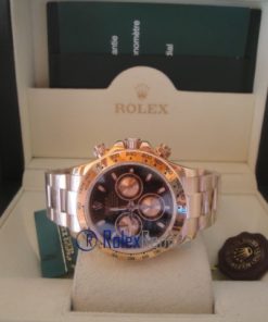 rolex replica daytona crono rose gold black dial orologio replica copia imitazione