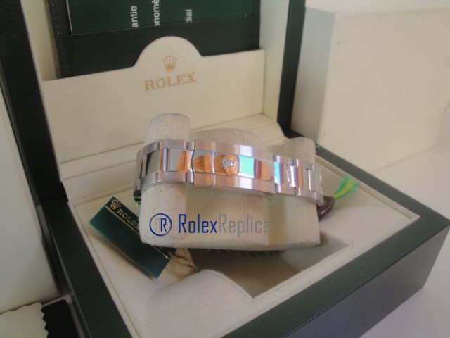 rolex replica datejust oyster brillantini black orologio imitazione - immagine 8