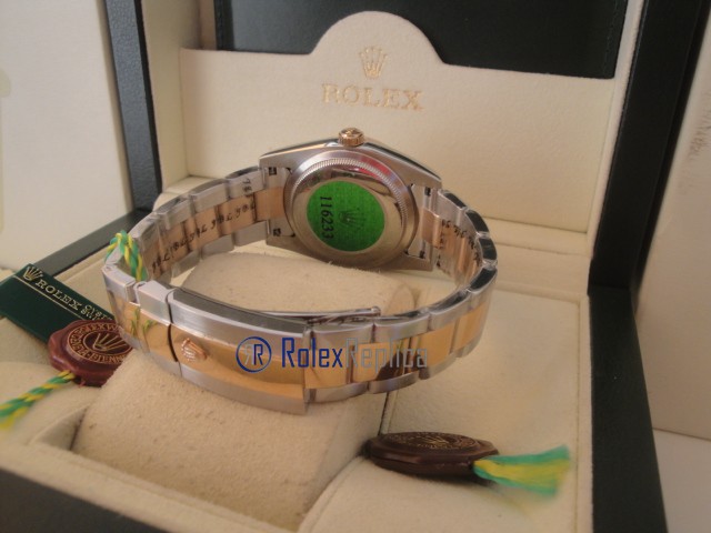 rolex replica datejust acciaio oro centenario oyster orologio imitazione - immagine 9