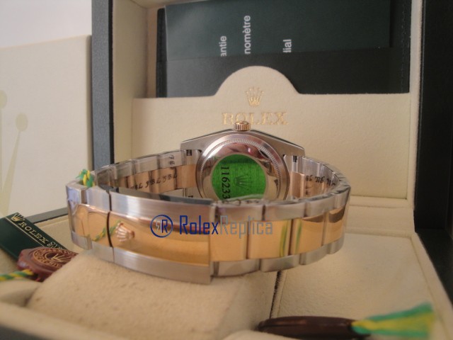 rolex replica datejust acciaio oro centenario oyster orologio imitazione - immagine 10