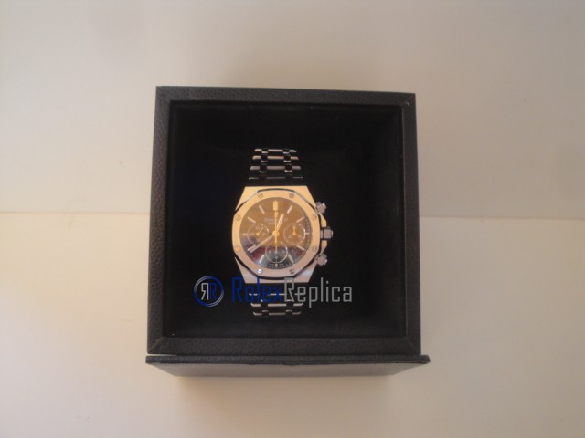 audemars piguet replica chrono royal oak blue dial imitazione copia - immagine 2