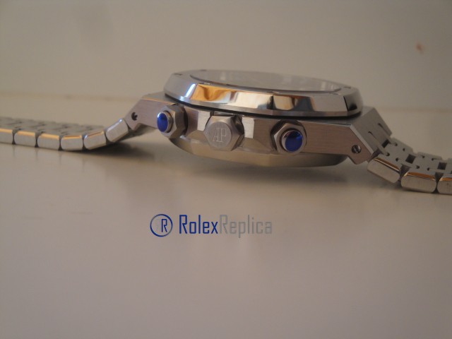 audemars piguet replica chrono royal oak blue dial imitazione copia - immagine 13