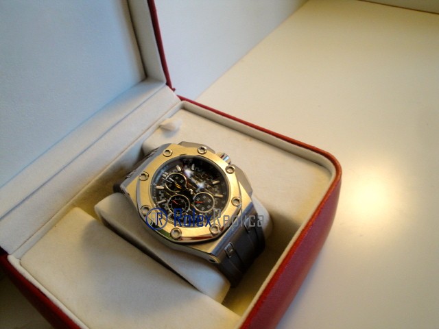 audemars piguet replica michael schumacher platinum royal oak offshore imitazione copia - immagine 4