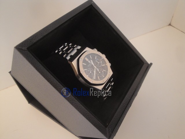 audemars piguet replica chrono royal oak blue dial imitazione copia - immagine 4