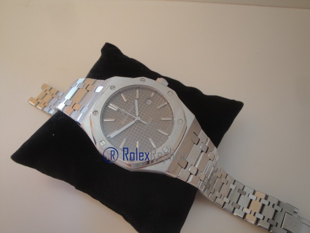 audemars piguet replica royal oak jumbo argento scuro imitazione copia - immagine 5