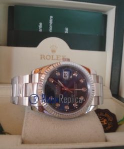 rolex replica datejust blu brillantini oyster orologio imitazione