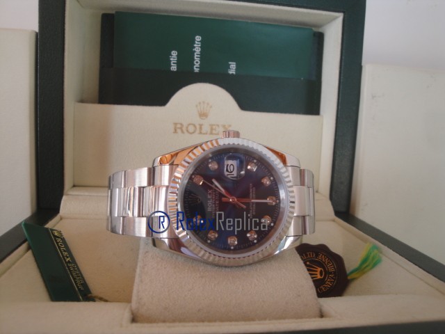 rolex replica datejust blu brillantini oyster orologio imitazione
