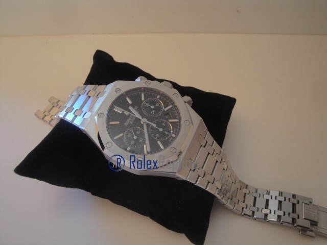 audemars piguet replica chrono royal oak blue dial imitazione copia - immagine 6