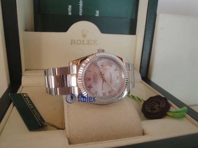 rolex replica datejust argento roman oyster orologio imitazione