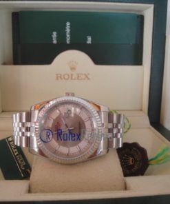rolex replica datejust bicolor argento orologio imitazione