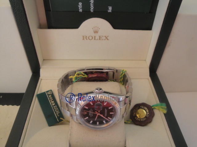 rolex replica datejust black barrette oyster orologio imitazione - immagine 8
