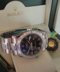 rolex replica datejust black roman oyster orologio imitazione