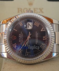rolex replica datejust blu roman oyster orologio imitazione