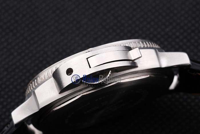 Panerai replica luminor marina submersible acciaio black dial imitazione copia - immagine 8