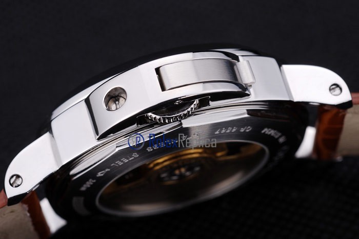 Panerai replica luminor GMT acciaio strip leather imitazione copia - immagine 11