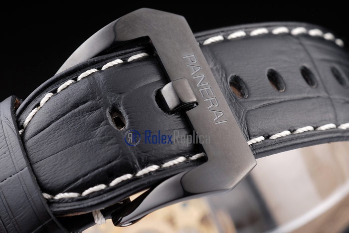 Panerai replica radiomir regatta pro-hunter pvd strip leather imitazione copia - immagine 6