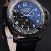 Panerai replica luminor daylight black dial chrono pro-hunter pvd strip leather imitazione copia