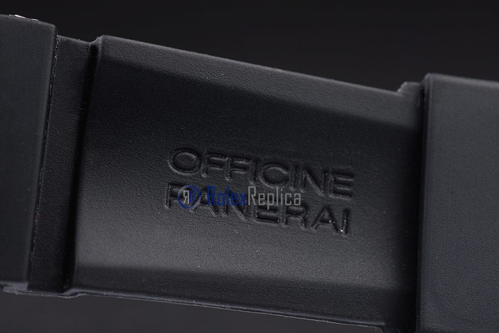 Panerai replica luminor marina 1000 chrono strip rubber imitazione copia - immagine 7