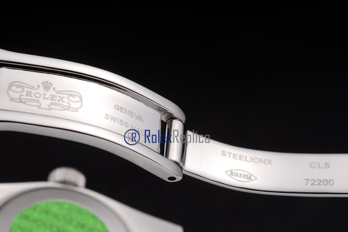 rolex replica datejust red brillantini orologio imitazione - immagine 8