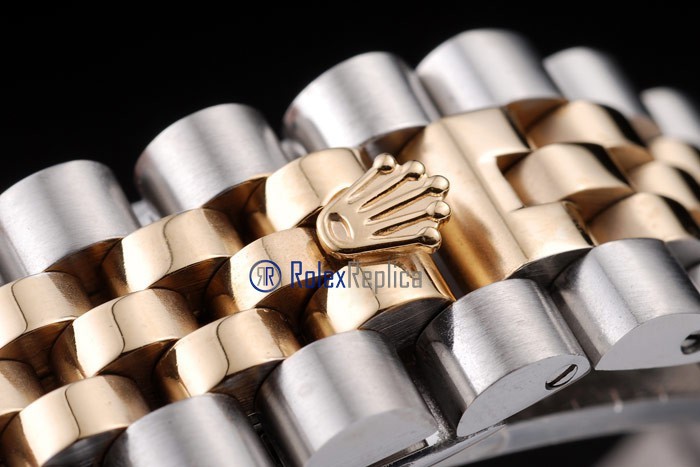 rolex replica turn-o-graph acciaio oro black imitazione orologio - immagine 7