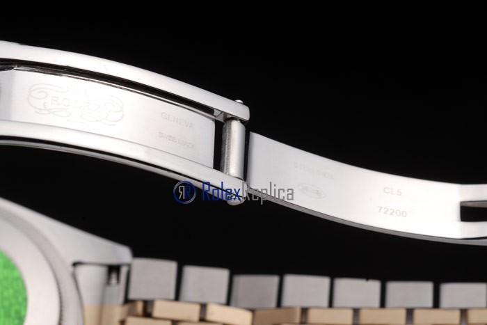 rolex replica turn-o-graph acciaio oro black imitazione orologio - immagine 8
