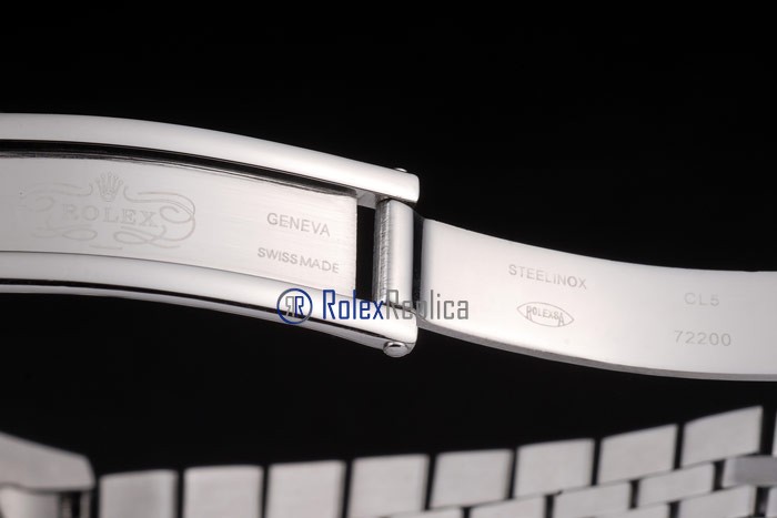 rolex replica turn-o-graph acciaio black barrette imitazione orologio - immagine 8