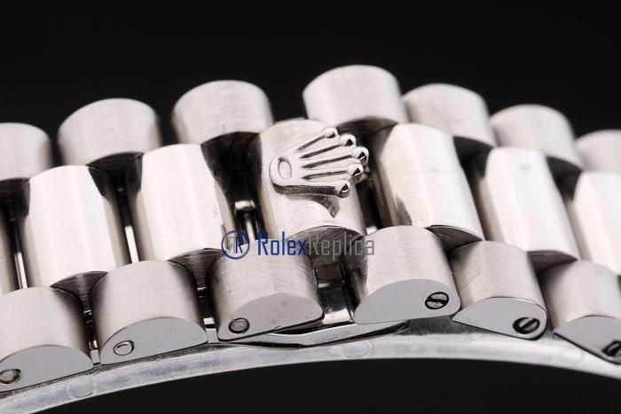 rolex replica datejust lady acciaio argentèè arab orologio imitazione - immagine 8