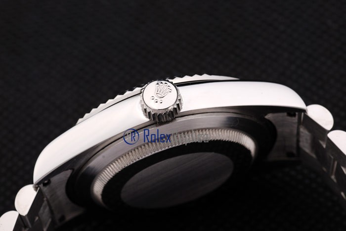 rolex replica datejust lady acciaio argentèè arab orologio imitazione - immagine 11