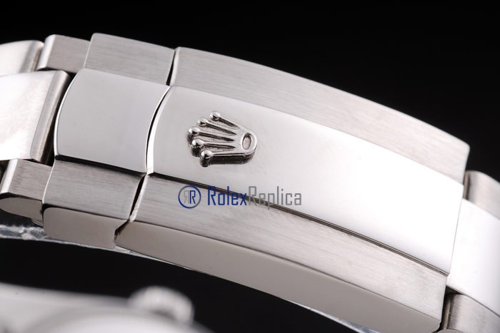 rolex replica datejust acciaio flower argentèè orologio imitazione - immagine 6