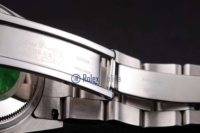 rolex replica datejust acciaio flower argentèè orologio imitazione - immagine 7