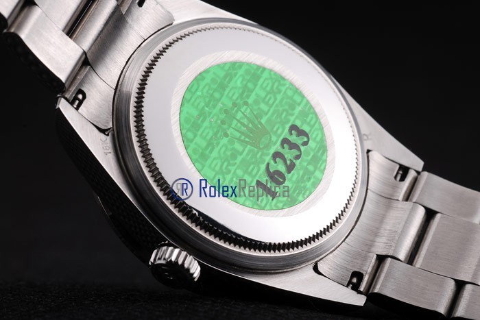 rolex replica datejust acciaio flower argentèè orologio imitazione - immagine 8