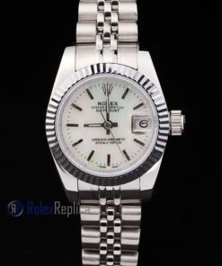 Alternative view of Rolex replica datejust white dial 116234 jubilèè