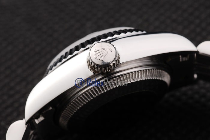 rolex replica datejust lady acciaio black arab orologio imitazione - immagine 11