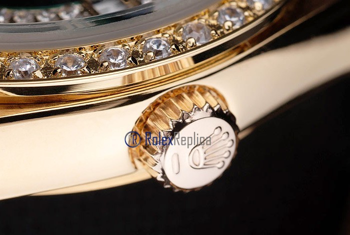 rolex replica daydate oro SARU green arab orologio imitazione - immagine 8